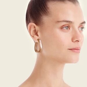 J. Crew Acetate Hoop Earrings